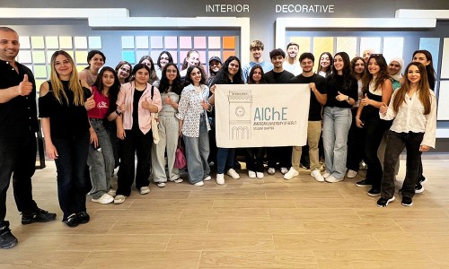 AUB Chemical Engineering Students' Site Visit to Amazona Paints 