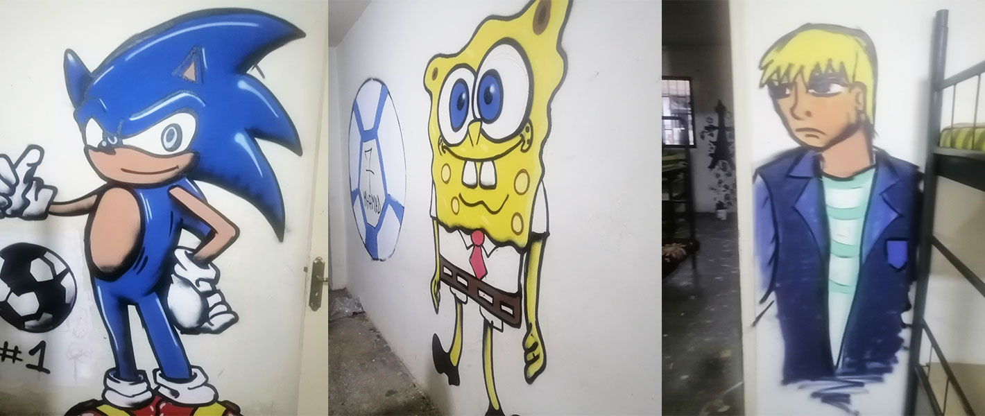 Bringing color to the future: Heartwarming journey with the kids of Nusroto AL Anashid- Children prison by painting together a brighter tomorrow
