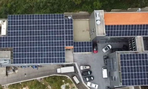 Reducing environmental impact by utilizing 70% renewable energy from solar panels